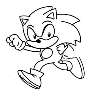 Sonic Rennt Schnell Ausmalbild 47334-39390