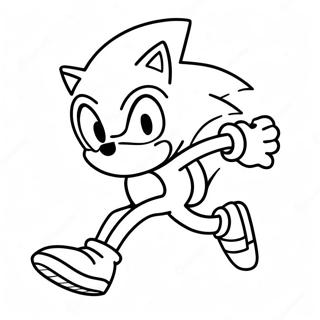 Sonic Rennt Schnell Ausmalbild 47334-39391