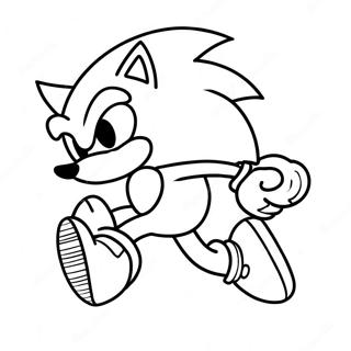 Sonic Rennt Schnell Ausmalbild 47334-39392