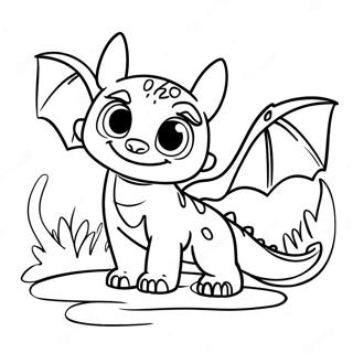 Baby Toothless Ausmalbild 47363-39400