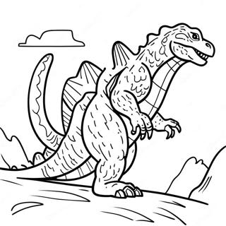 Realistische Godzilla Ausmalbild 47513-39521