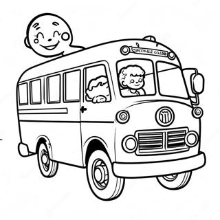 Ms Frizzle Fahrt Den Magischen Schulbus Ausmalbild 4762-3831