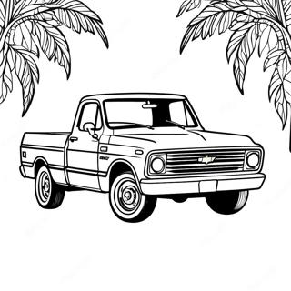 Chevy C10 Klassischer Truck Ausmalbild 47834-39770