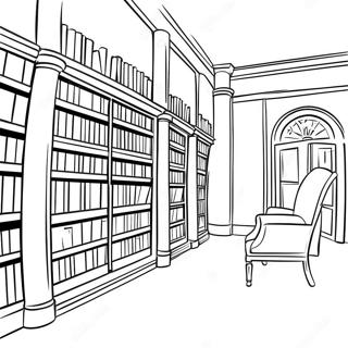 Bibliotheks Ausmalbild 4791-3852