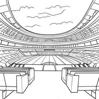 Fußballstadion Ausmalbilder