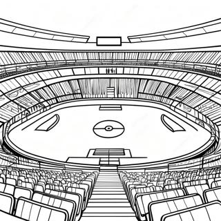 Aufregendes Fussballstadion Bei Nacht Ausmalbild 48065-39973