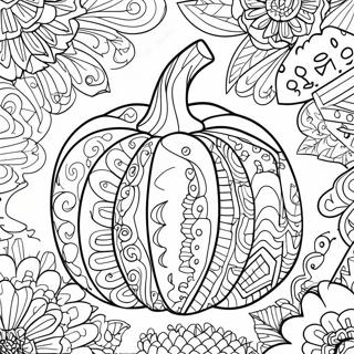 Halloween Zentangle Kurbis Ausmalbild 48114-39978