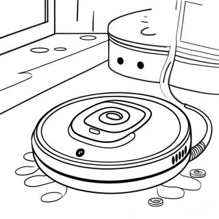 Roomba Reinigungsroboter Ausmalbild 48254-40105