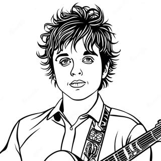 Billie Joe Armstrong Mit Gitarre Ausmalbild 48275-40118