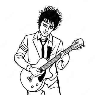 Billie Joe Armstrong Mit Gitarre Ausmalbild 48275-40119