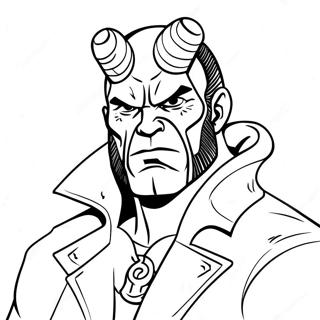 Hellboy Ausmalbild 48424-40248