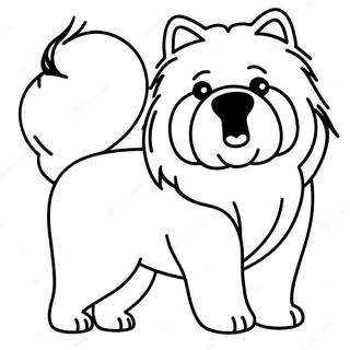 Chow Chow Ausmalbilder