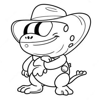 Sheriff Toadster Ausmalbilder