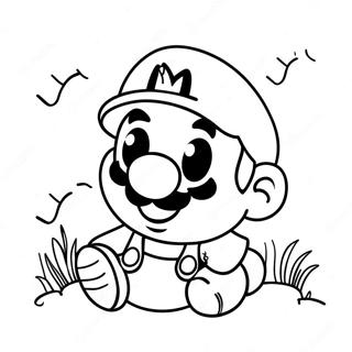 Baby Mario Ausmalbilder