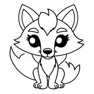 Cartoon Fuchs Ausmalbild 48974-40679