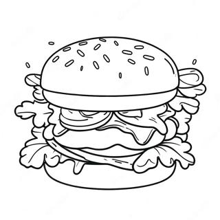 Kase Hamburger Ausmalbild 4902-3941