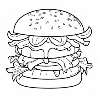 Kase Hamburger Ausmalbild 4902-3942