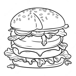 Kase Hamburger Ausmalbild 4902-3943