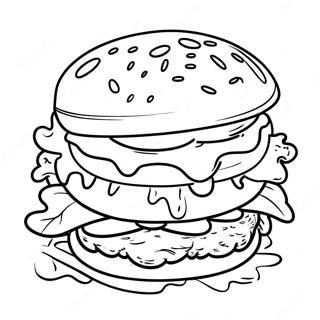 Kase Hamburger Ausmalbild 4902-3944