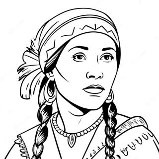 Sacagawea Ausmalbild 49174-40839