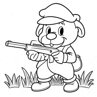 Elmer Fudd Ausmalbild 49304-40939