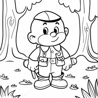 Elmer Fudd Im Wald Ausmalbild 49305-40966