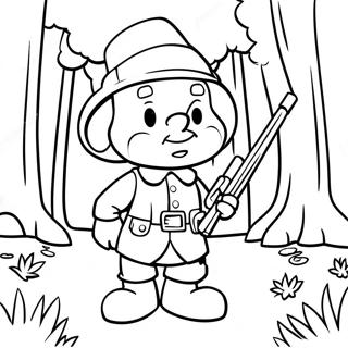 Elmer Fudd Im Wald Ausmalbild 49305-40967