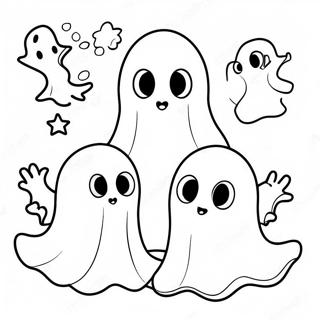 Liebenswerte Geister Ausmalbild 49525-41320