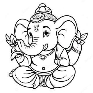 Ganesha Ausmalbild 49814-41545