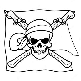 Piratenflaggen Ausmalbild 49824-41557