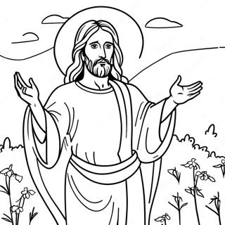 Folge Jesus Ausmalbild 49844-41574