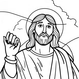 Folge Jesus Ausmalbild 49844-41575