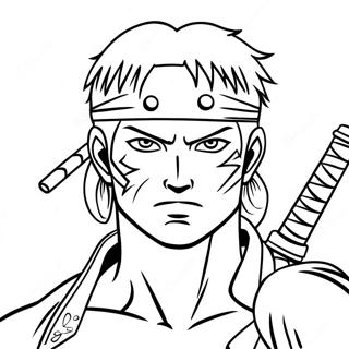 Ausmalbild Von Zoro 49904-41629