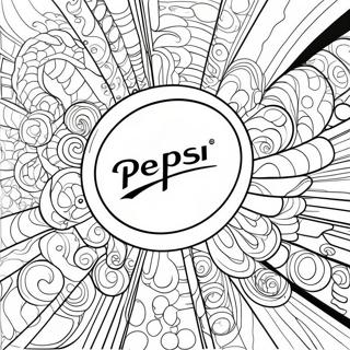 Pepsi Logo Ausmalbild 50254-41914