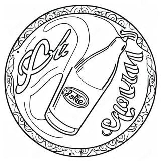 Pepsi Logo Ausmalbild 50254-41916