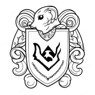 Hufflepuff Wappen Ausmalbild 50514-42104