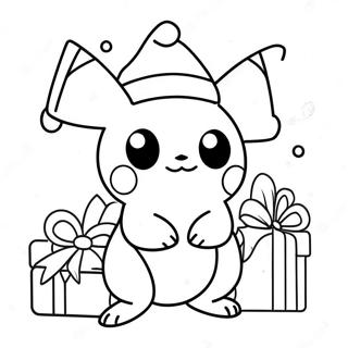 Pokemon Weihnachtsausmalbild 5052-4051