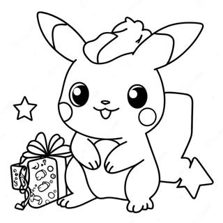 Pokemon Weihnachtsausmalbild 5052-4052