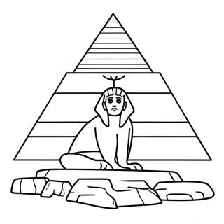 Pyramide Ausmalbild 50884-42395