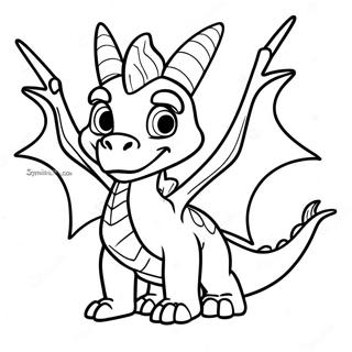 Spyro Der Drache Skylander Ausmalbild 51025-42509