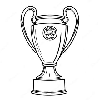 Champions League Pokal Ausmalbild 51045-42530