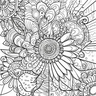 Serene Mandala Muster Ausmalbild 5113-4104