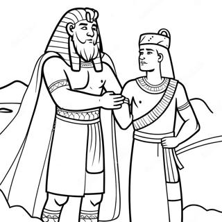 Moses Und Der Pharao Ausmalbild 51144-42607