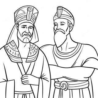 Moses Und Der Pharao Ausmalbild 51144-42608