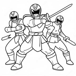 Power Rangers Samurai Ausmalbild 51214-42664