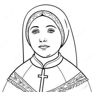 St Bernadette Ausmalbilder