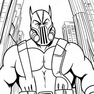 Bane In Gotham City Ausmalbild 51365-42784