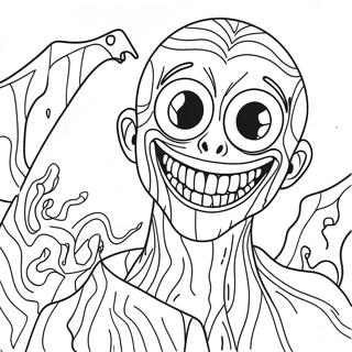 Gruseliges Junji Ito Monster Ausmalbild 51425-42828