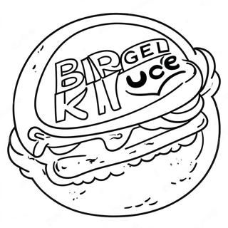 Burger King Logo Ausmalbild 51484-42873