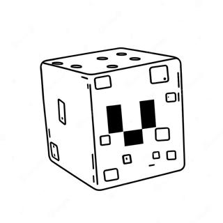 Minecraft Schleim Ausmalbild 51624-42988